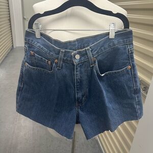 Levi's Dark Blue Women's Jean Shorts
